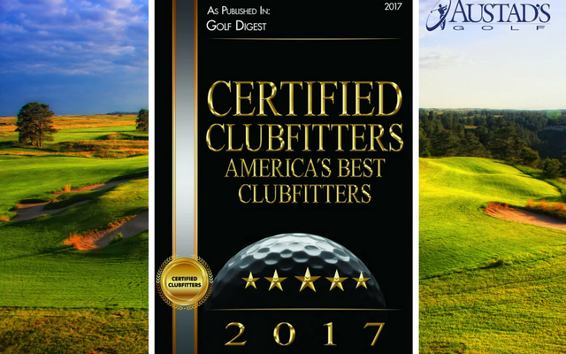 Austad's Golf is a Golf Digest Best Club Fitter for 2017!