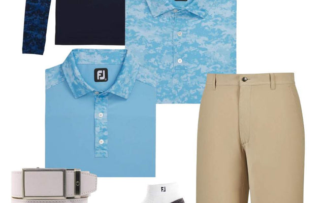 FootJoy Men's Sky Blue Golf Outfit 2023