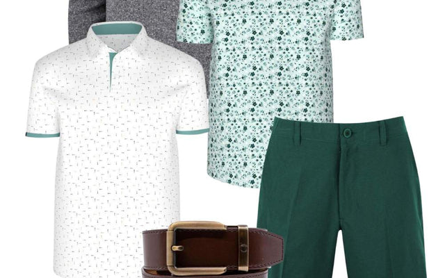 Swannies Men's Green Machine Golf Outfit 2023