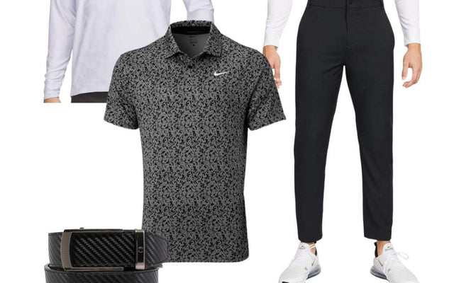 Nike Men's Cool Black Golf Outfit 2023