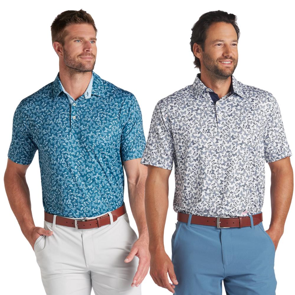 Puma Men's Cloudspun Butterflies Polo 24 Austad's Austad's Golf