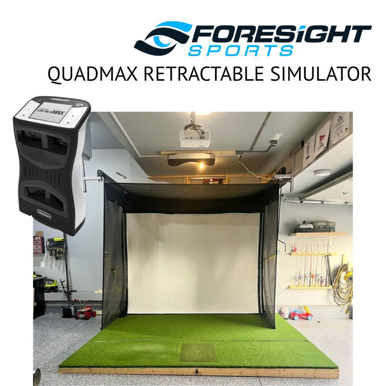 Foresight QuadMAX Retractable Golf Simulator