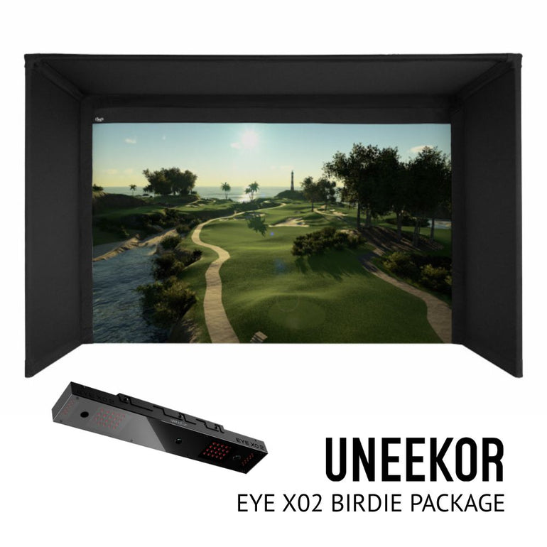 Uneekor Eye XO2 Golf Simulator Birdie Package