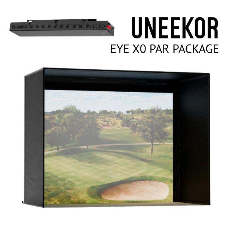 Uneekor Eye XO Golf Simulator Par Package