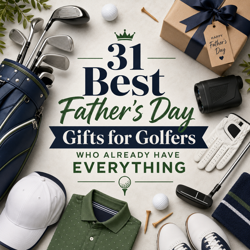 Father’s Day golf gifts including golf clubs, golf balls, apparel and accessories