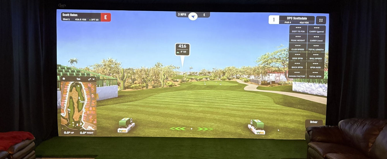 The Modern Golf Man Cave: Simulator Setup Ideas & Inspiration