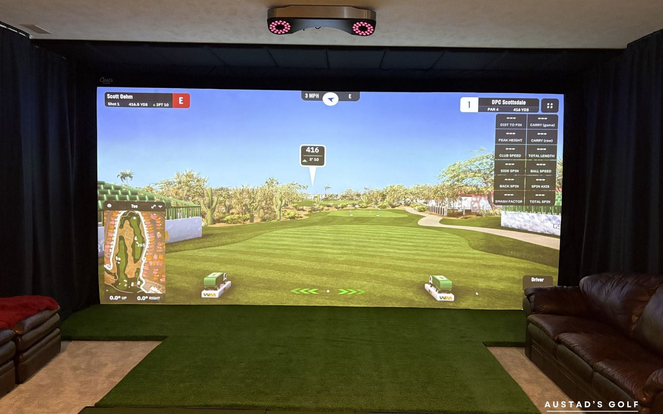 The Modern Golf Man Cave: Simulator Setup Ideas & Inspiration