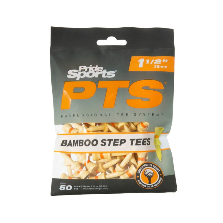 Pride Sports PTS Bamboo Step Tees - 1 1/2 Inch 50 Count