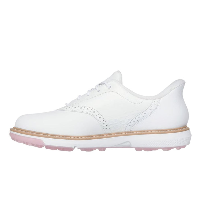 Skechers Women's Slip-ins Waterproof: GO GOLF Prestige SL Golf Shoes - White/Pink