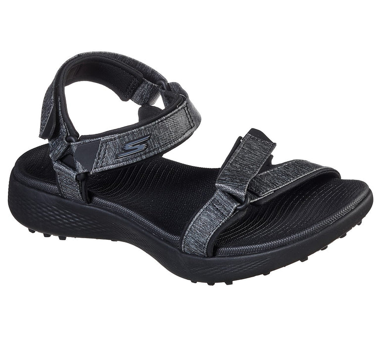 Skechers Women's Go Golf 600 Black Sandal