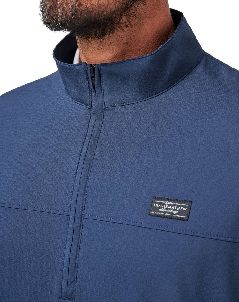 TravisMathew Men's Wanderlust Quarter Zip Pullover 26