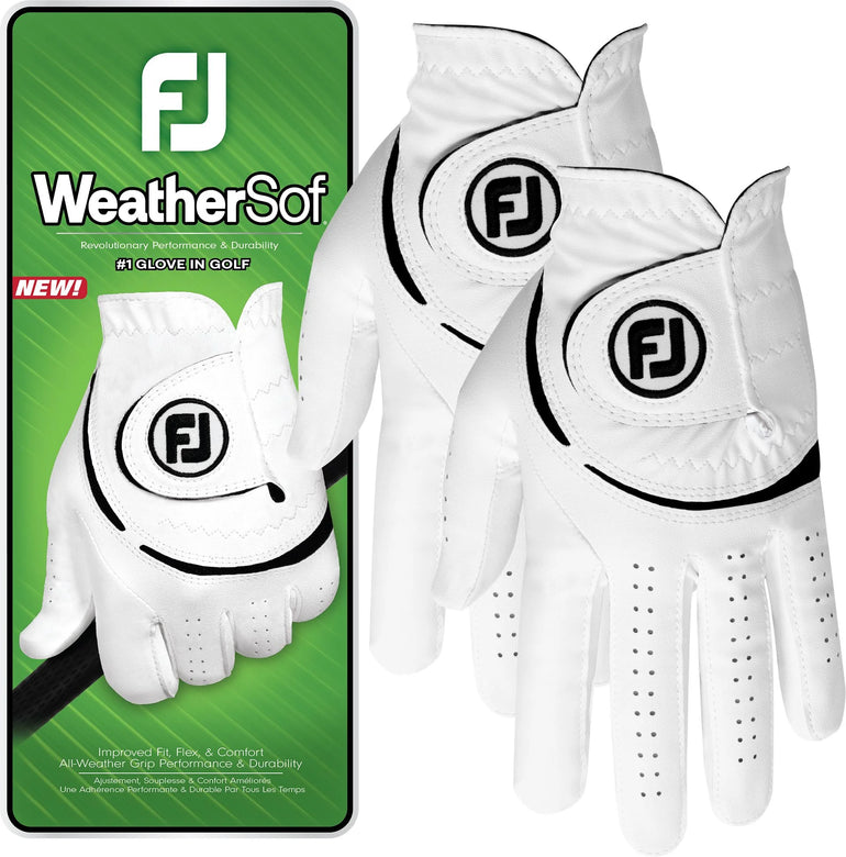 FootJoy Men's WeatherSof Golf Glove 2 Pack 25