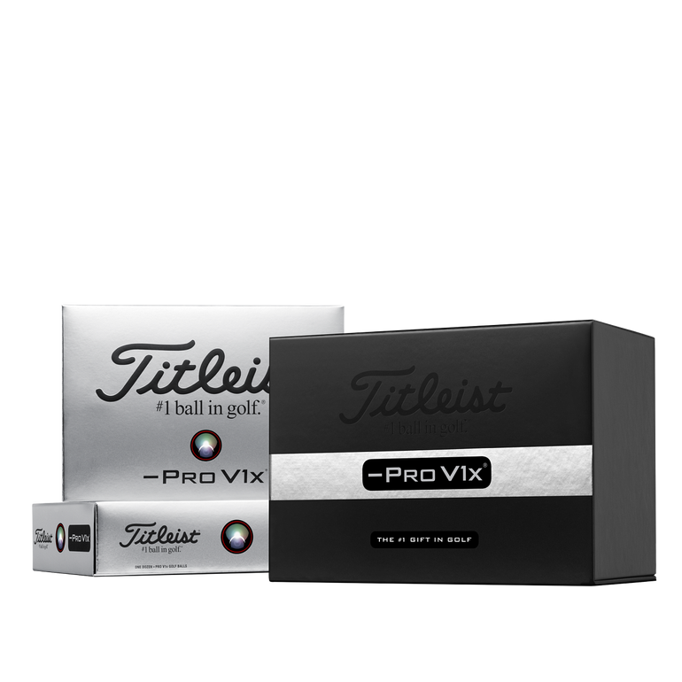 Titleist Pro V1x Left Dash 2-Dozen Holiday Box