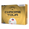 Callaway Chrome Tour golf ball packaging on a white background