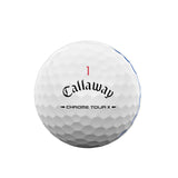 Callaway Chrome Soft golf ball on a white background