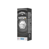 Callaway Chrome Tour X golf ball packaging on a white background