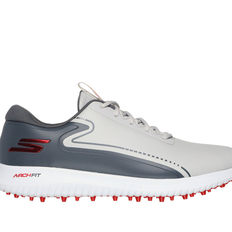 Skechers Men's GO GOLF Max 3 Golf Shoe - Gray/Red