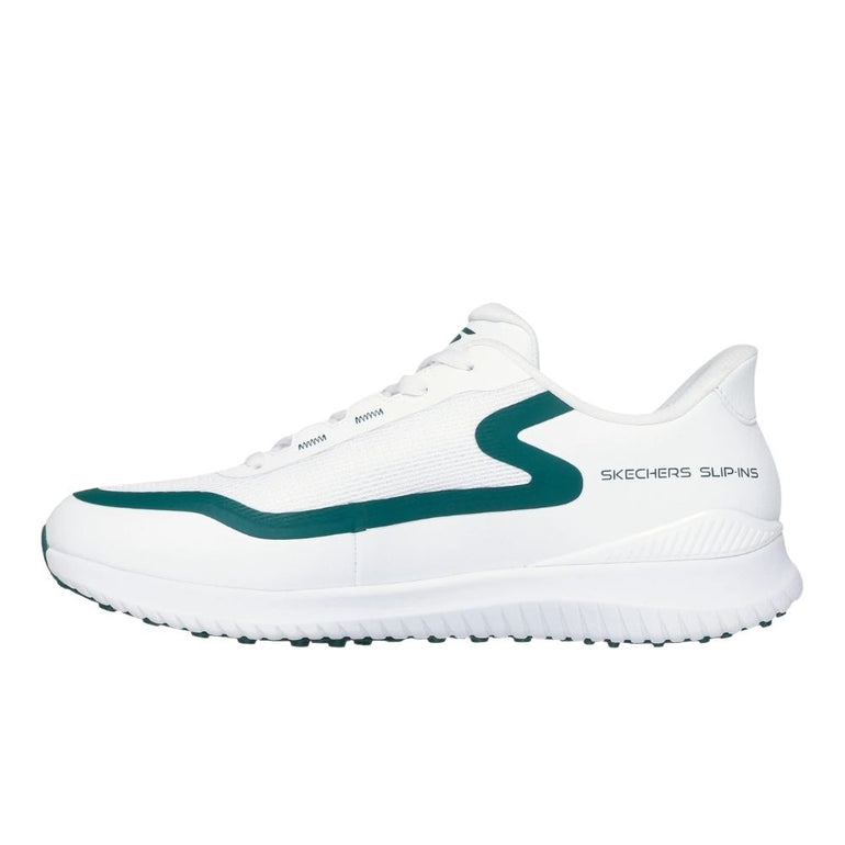 Skechers Men's Slip-ins GO GOLF Flight Golf Shoe - White/Green