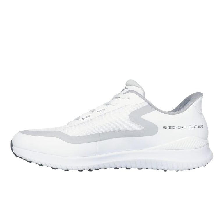 Skechers Men's Slip-ins GO GOLF Flight Golf Shoe - White/Grey