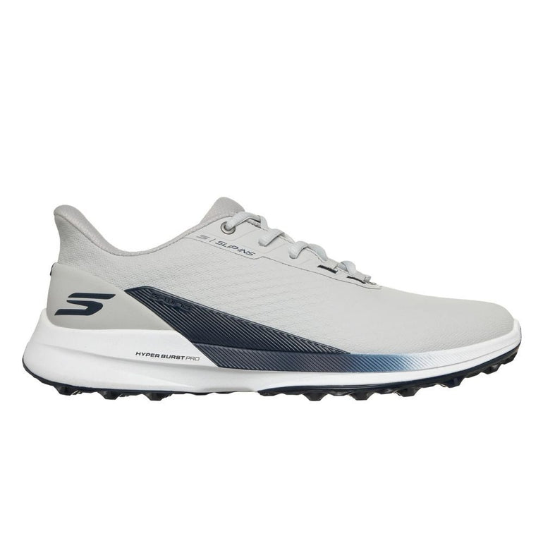 Skechers Men's Slip-ins Golf Waterproof: Pure SI Golf Shoes - Grey/Navy