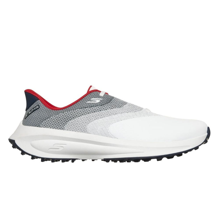 Skechers Men's Slip-ins Golf Waterproof: Flow SI Golf Shoes - White/Navy/Red