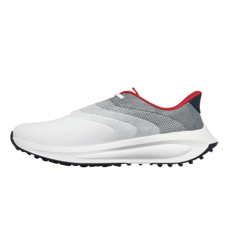 Skechers Men's Slip-ins Golf Waterproof: Flow SI Golf Shoes - White/Navy/Red