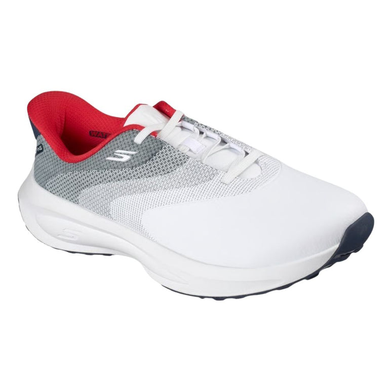 Skechers Men's Slip-ins Golf Waterproof: Flow SI Golf Shoes - White/Navy/Red