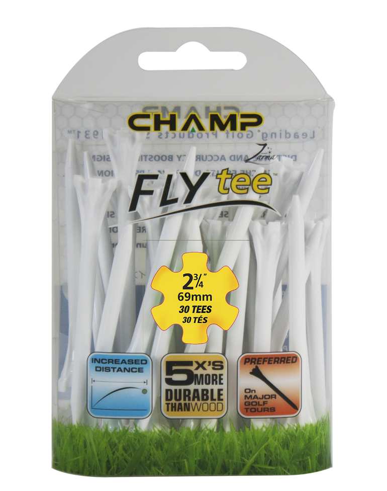 Champ Zarma FLYtee Golf Tees - 2 3/4 Inch 30 Count