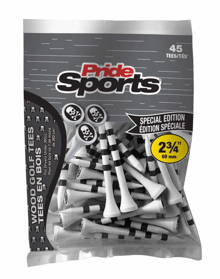 Pride Sports Skull Tees - 2 3/4 Inch 45 Count