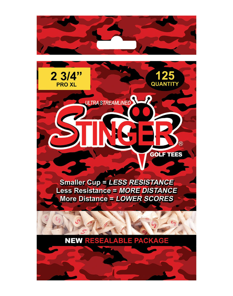Stinger Pro XL Golf Tees - 2 3/4 Inch 125 Count