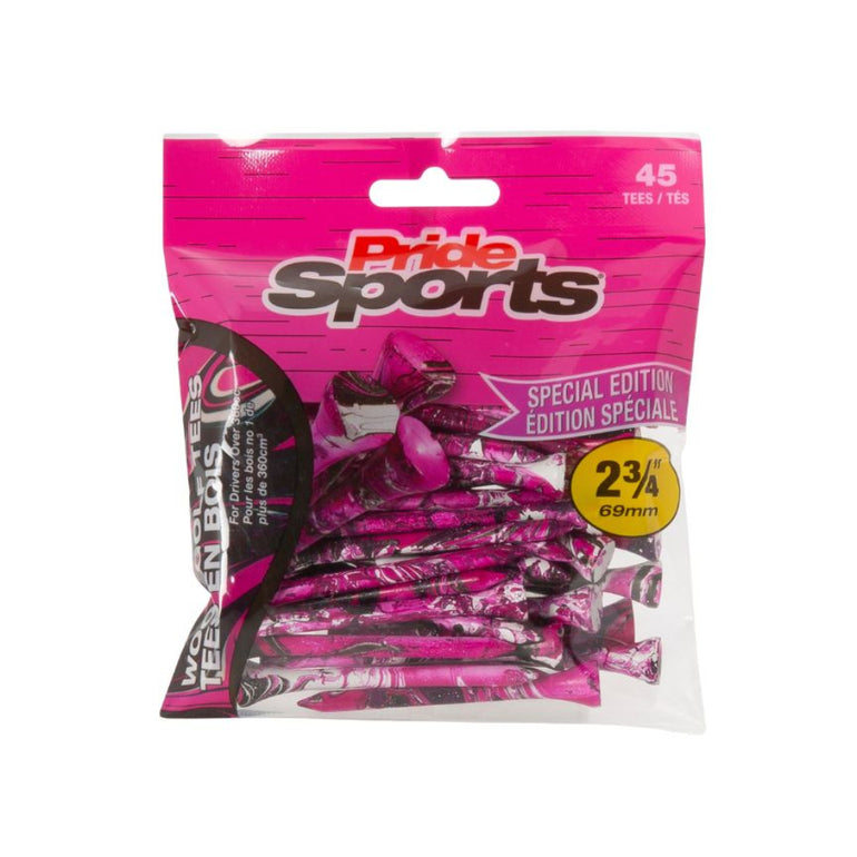 Pride Sports Paint Splatter Golf Tees - 2 3/4 Inch 45 Count