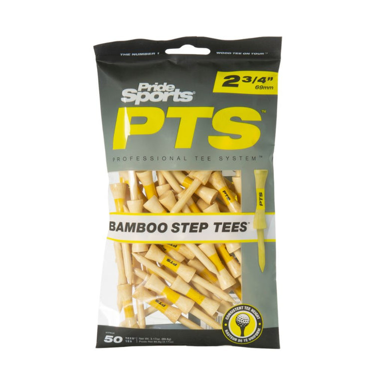 Pride Sports PTS Bamboo Step Tees - 2 3/4 Inch 50 Count