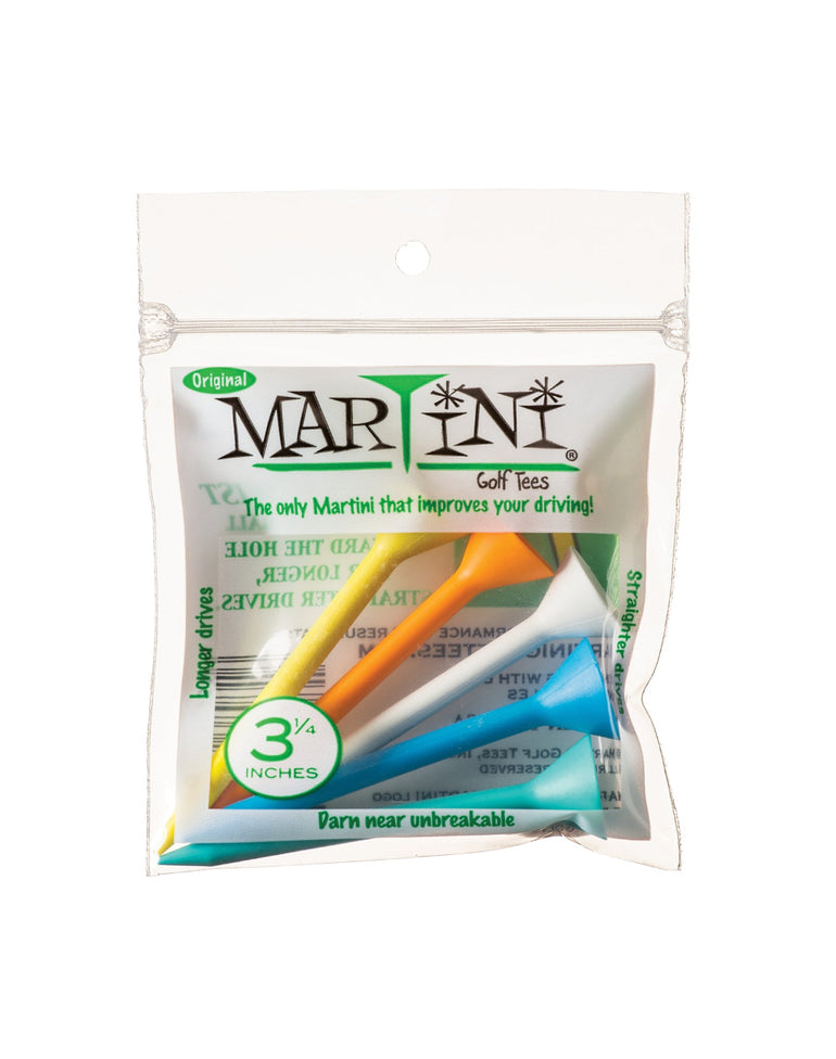 Martini Golf Tees - 3 1/4 Inch  5 Count