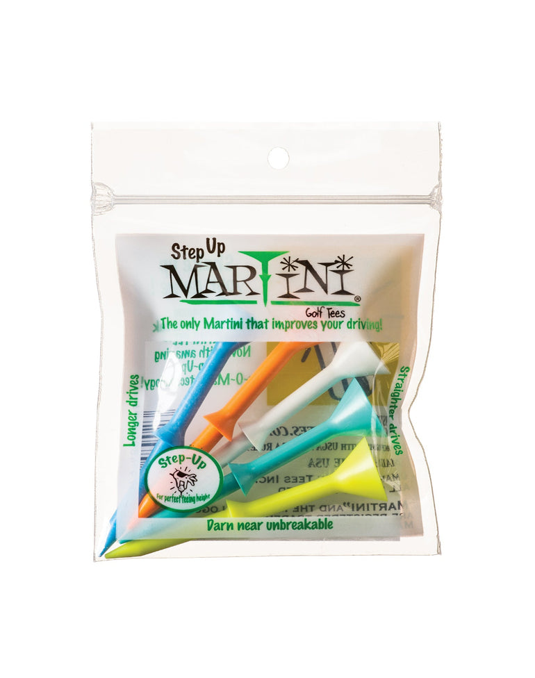 Martini Step Up Golf Tees - 3 1/4 5 Count