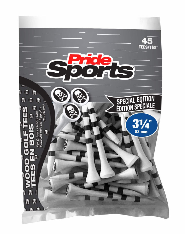 Pride Sports Skull Tees - 3 1/4 Inch 45 Count