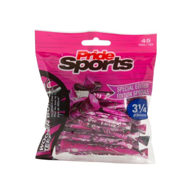 Pride Sports Paint Splatter Golf Tees - 3 1/4 Inch 45 Count