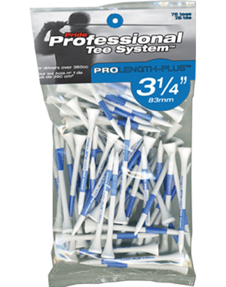 Pride Sports PTS Golf Tees - Pro Length 3 1/4 Inch 75 Count