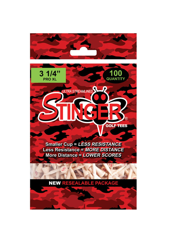 Stinger Pro XL Golf Tees - 3 1/4 Inch 100 Count