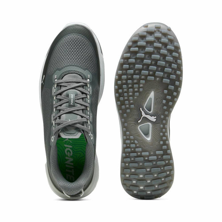 Puma Men's Ignite Elevate X Spikeless Golf Shoe - Slate Sky/Puma Black/Ash Gray
