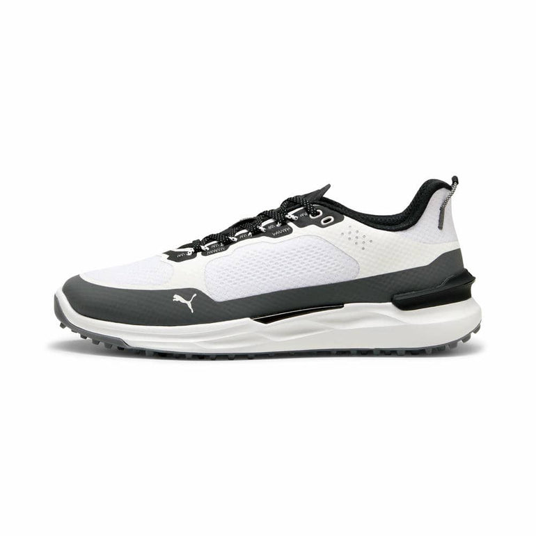 Puma Men's Ignite Elevate X Spikeless Golf Shoe - Puma White/Slate Sky/Puma Black