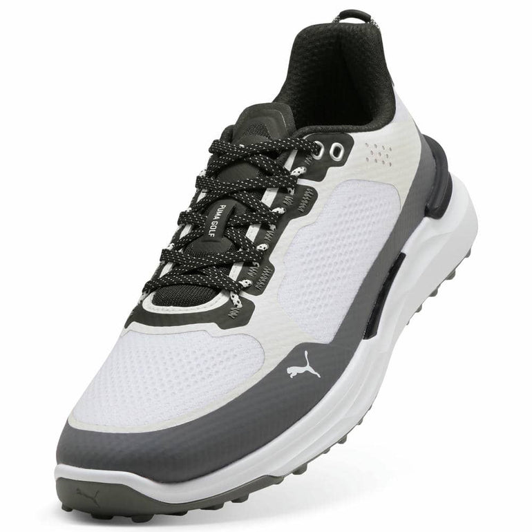 Puma Men's Ignite Elevate X Spikeless Golf Shoe - Puma White/Slate Sky/Puma Black
