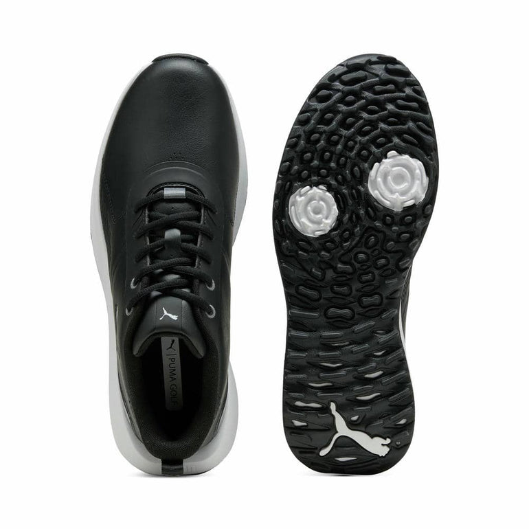 Puma Men's Fusion Grip 6 Evo Spikeless Golf Shoe - Puma Black/Puma Silver