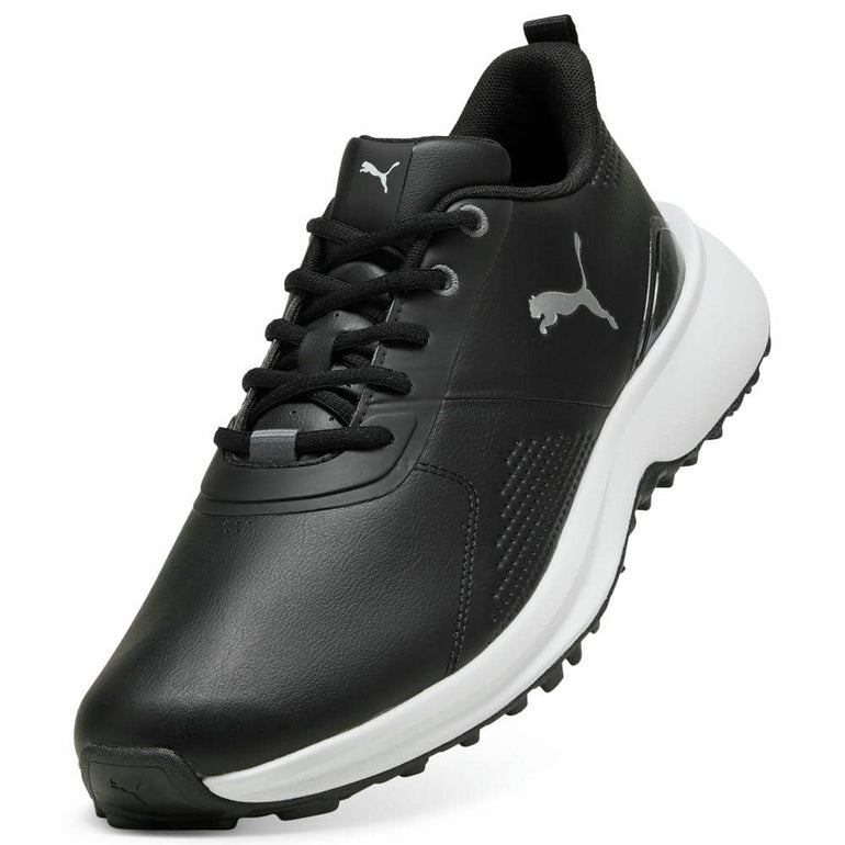 Puma Men's Fusion Grip 6 Evo Spikeless Golf Shoe - Puma Black/Puma Silver