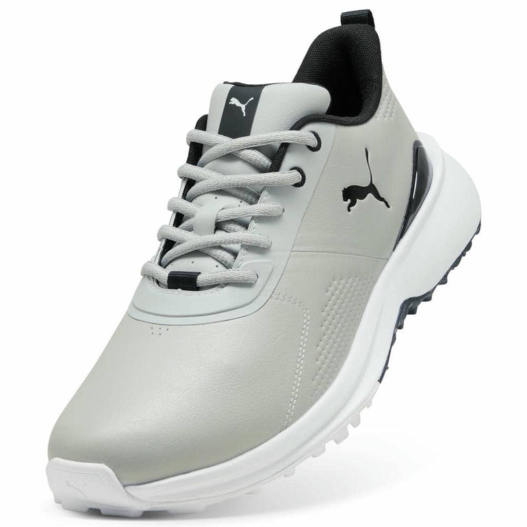 Puma Men's Fusion Grip 6 Evo Spikeless Golf Shoe - Ash Gray/Puma Black