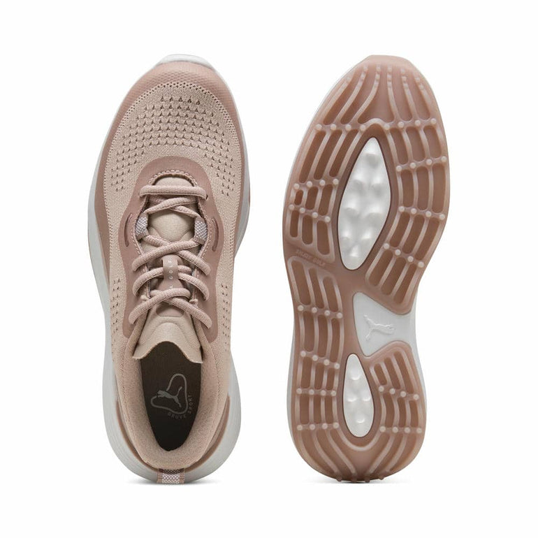 Puma Women's Gruve Sport Spikeless Golf Shoe - Rose Latte/Sandstone