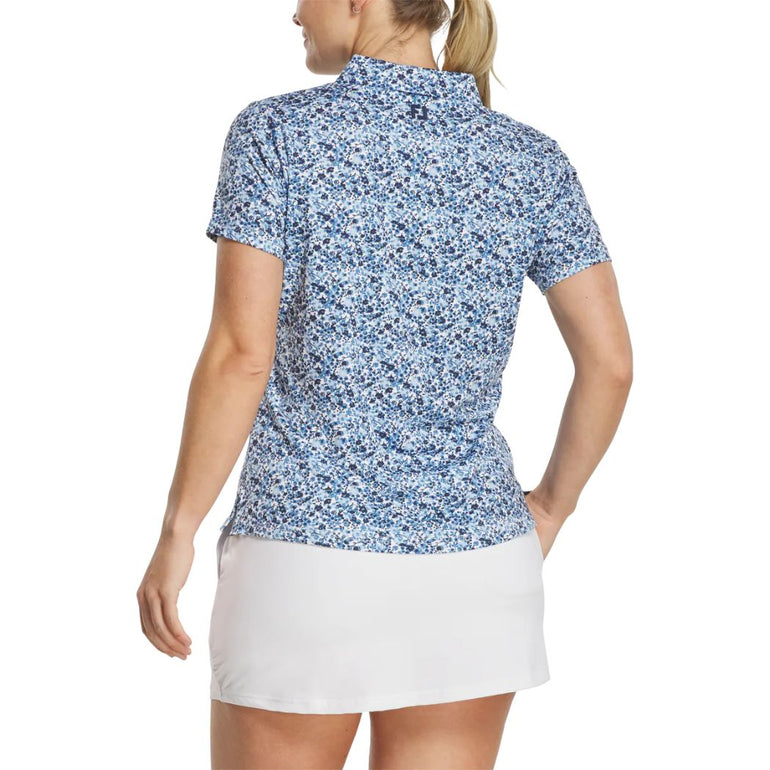 FootJoy Women's Short Sleeve Shirt - Navy Floral