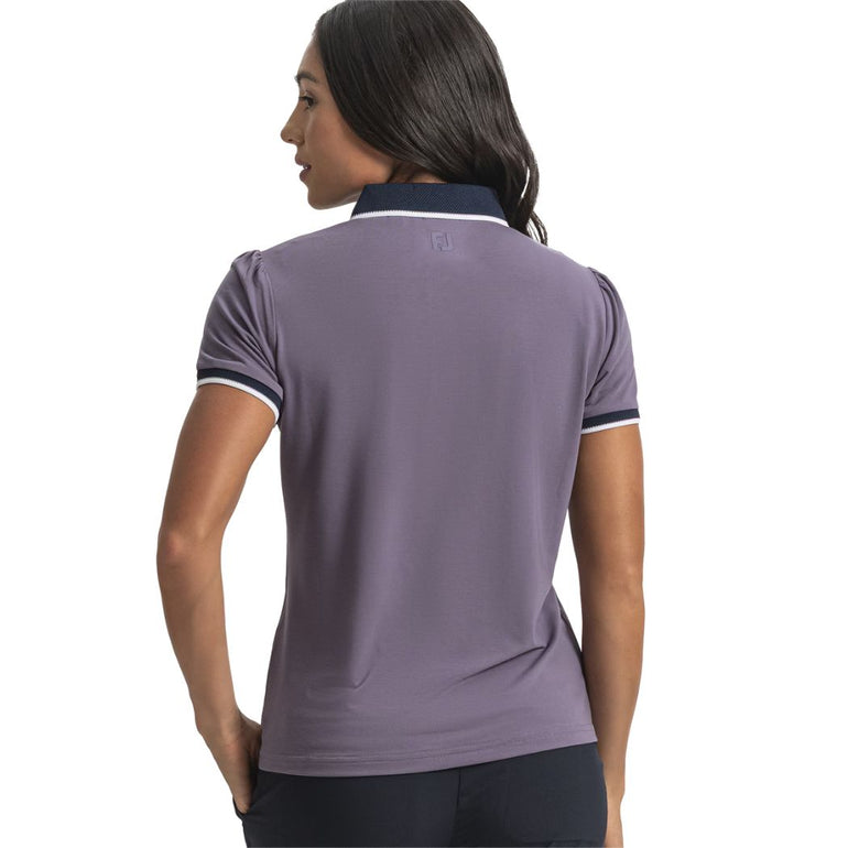FootJoy Women's Cap Sleeve Polo - Dusty Violet