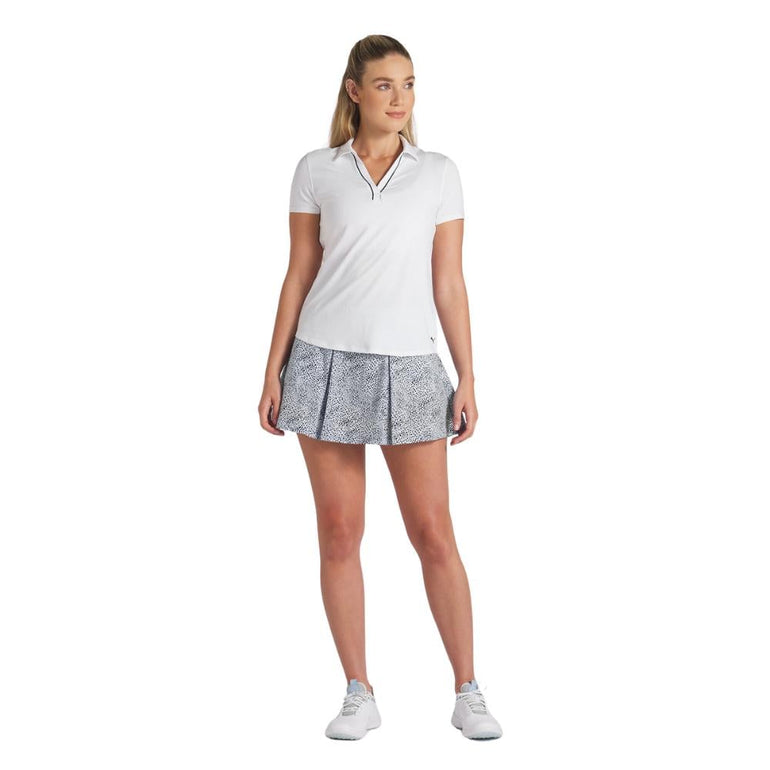 Puma Women's Cloudspun Piped Short Sleeve Polo 24