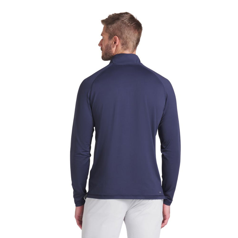 Puma Men's You-V Quarter Zip Pullover - Deep Navy