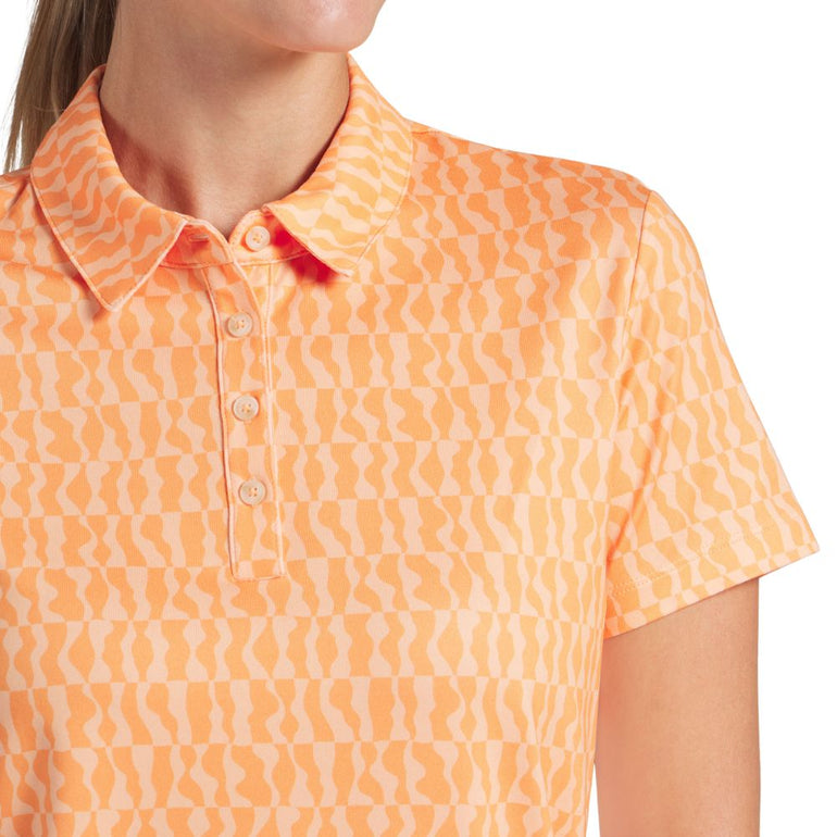 Puma Women's Cloud Wavey Short Sleeve Polo